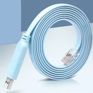 Console Cable RJ45 to Serial RS232 Female Coupler Connector