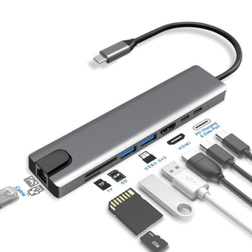 Type-C 8-in-1 Adapter - Image 2