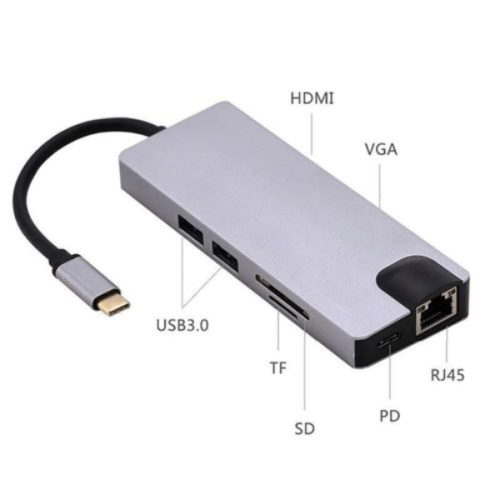 Type-C 8-in-1 Adapter