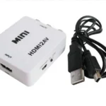 1080P Mini VGA to AV RCA Converter