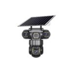 Triple Lens V380 4G Solar Camera