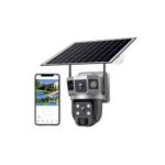 V380 Dual Lens Solar 4G Camera