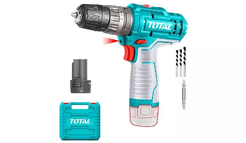 Total Li-ion Cordless Drill With 2batteries